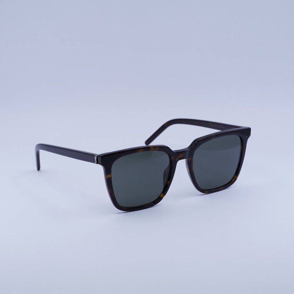 🕶️ New Saint Laurent SLM146 002 Sunglasses - Havana Frame, Grey Lenses
